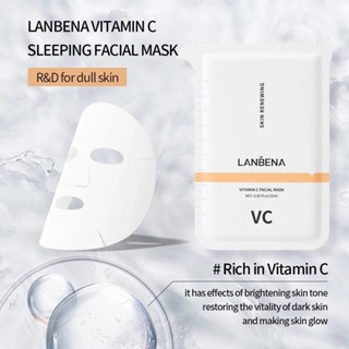 Mặt nạ giấy Lanbena Facial Mask 25ml dưỡng trắng da giúp da sáng bóng