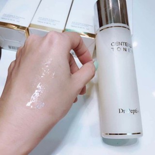 Nước hoa hồng DR.PEPTI+ Centella Asiatica 180ml cấp ẩm giúp da mượt mà sáng bóng