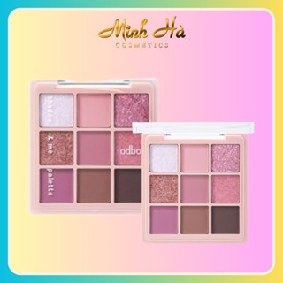 Phấn mắt 9 ô Odbo Shadow & Me Palette OD2014 6.5g chất phấn mịn lì lên màu chuẩn