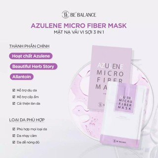 Mặt nạ Be'Balance Micro Fiber Mask 30g làm dịu và chăm sóc độ ẩm cho da