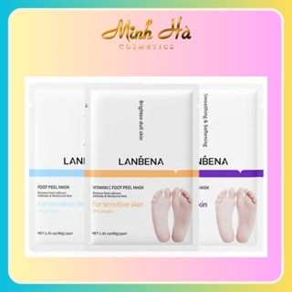 Mặt nạ chân Lanbena Foot Peel Mask 40ml dưỡng ẩm loại bỏ lớp da chết xỉn màu