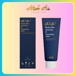 Sáp tẩy trang Oh!oh! Divine Blue Cleansing & Massaging Balm 30/150ml nhẹ nhàng loại bỏ lớp makeup, bụi bẩn và tạp chất