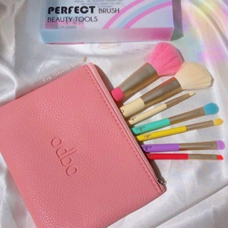 [Kèm túi] Bộ 7 cây cọ Odbo Perfect Brush Beauty Tools OD8193 đầu lông mượt dễ dàng thao tác