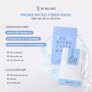 Mặt nạ Be'Balance Micro Fiber Mask 30g làm dịu và chăm sóc độ ẩm cho da
