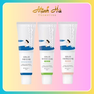 Kem chống nắng Round Lab Birch Juice Moisturizing Sunscreen SPF50+ 50ml bổ sung độ ẩm bảo vệ da trước tác hại của tia UV