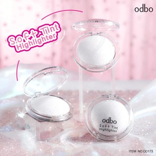Phấn bắt sáng Odbo Soft Tint Highlighter OD173 4g hạt phấn siêu mịn dễ bám màu