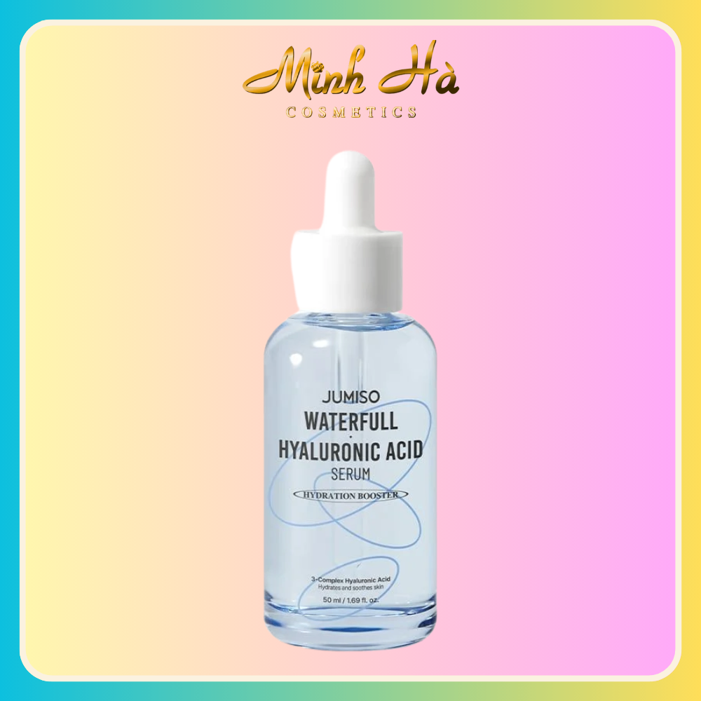 Tinh chất Jumiso Waterfull Hyaluronic Acid Serum 50ml làm da ẩm mịn, mềm mại và căng tràn sức sống