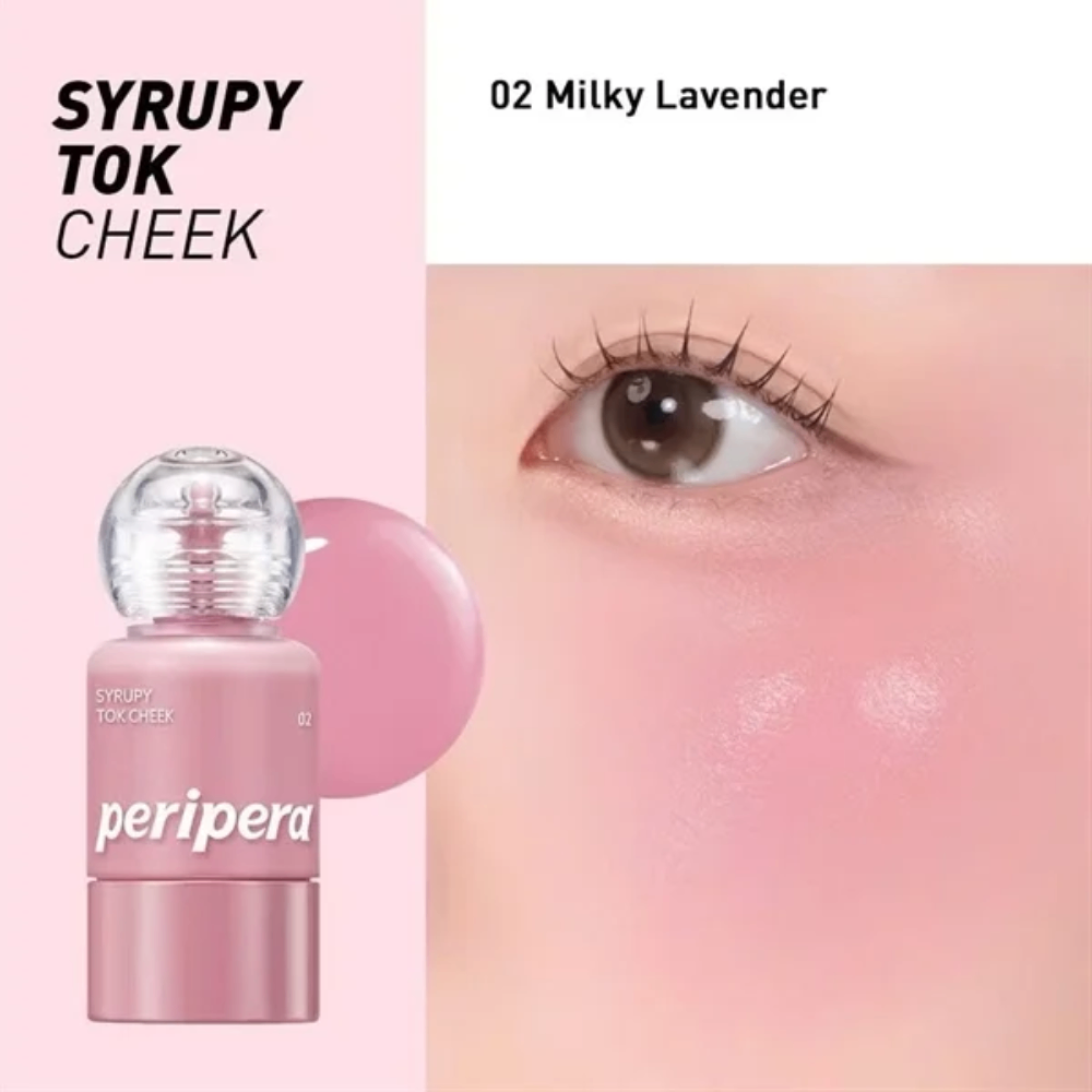 Má hồng dạng kem Peripera Syrupy Tok Cheek 9g căng bóng lên màu chuẩn
