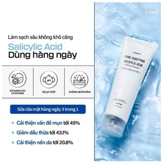 Sữa rửa mặt Jumiso Pore Purifying Salicylic Acid Foaming Cleanser 120g làm sạch sâu, giảm dầu nhờn, ngừa mụn