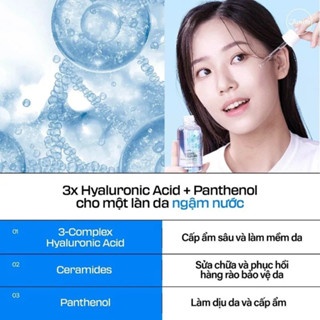 Tinh chất Jumiso Waterfull Hyaluronic Acid Serum 50ml làm da ẩm mịn, mềm mại và căng tràn sức sống