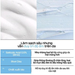 Sữa rửa mặt Jumiso Pore Purifying Salicylic Acid Foaming Cleanser 120g làm sạch sâu, giảm dầu nhờn, ngừa mụn