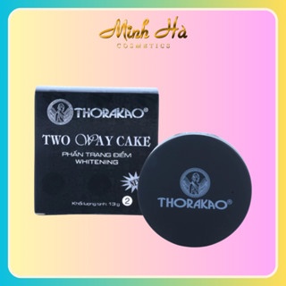 Phấn trang điểm Whitening Thorakao Two Way Cake 13g trắng sáng tự nhiên dưỡng da mịn màng
