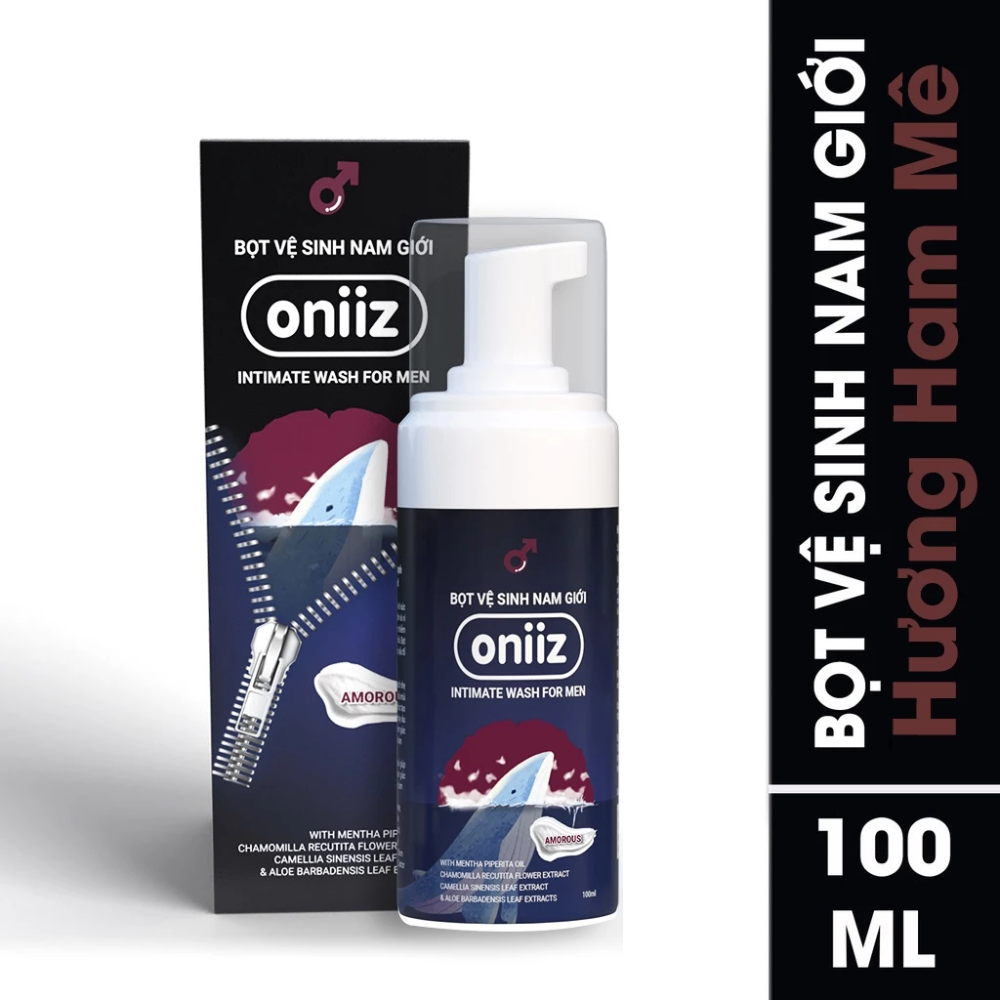 Bọt vệ sinh nam Oniiz 100ml làm sạch sâu, hương thơm dịu nhẹ