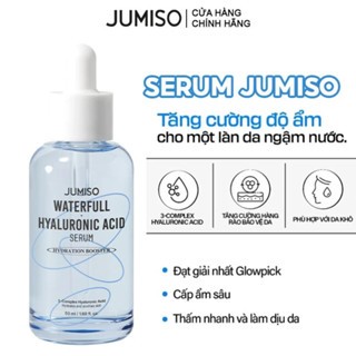 Tinh chất Jumiso Waterfull Hyaluronic Acid Serum 50ml làm da ẩm mịn, mềm mại và căng tràn sức sống