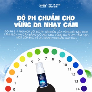 Bọt vệ sinh nam Oniiz 100ml làm sạch sâu, hương thơm dịu nhẹ