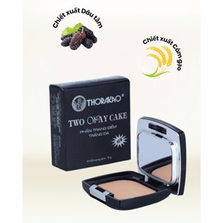Phấn trang điểm trắng da Thorakao Two Way Cake 9g kiềm dầu che phủ tốt