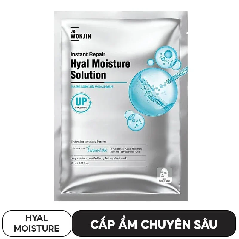 Mặt nạ giấy Wonjin Instant Repair Mask 30ml cấp ẩm phục hồi da nhanh chóng
