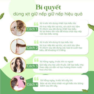 Xịt dưỡng tóc Macaland 100ml giữ nếp tóc lưu hương nước hoa