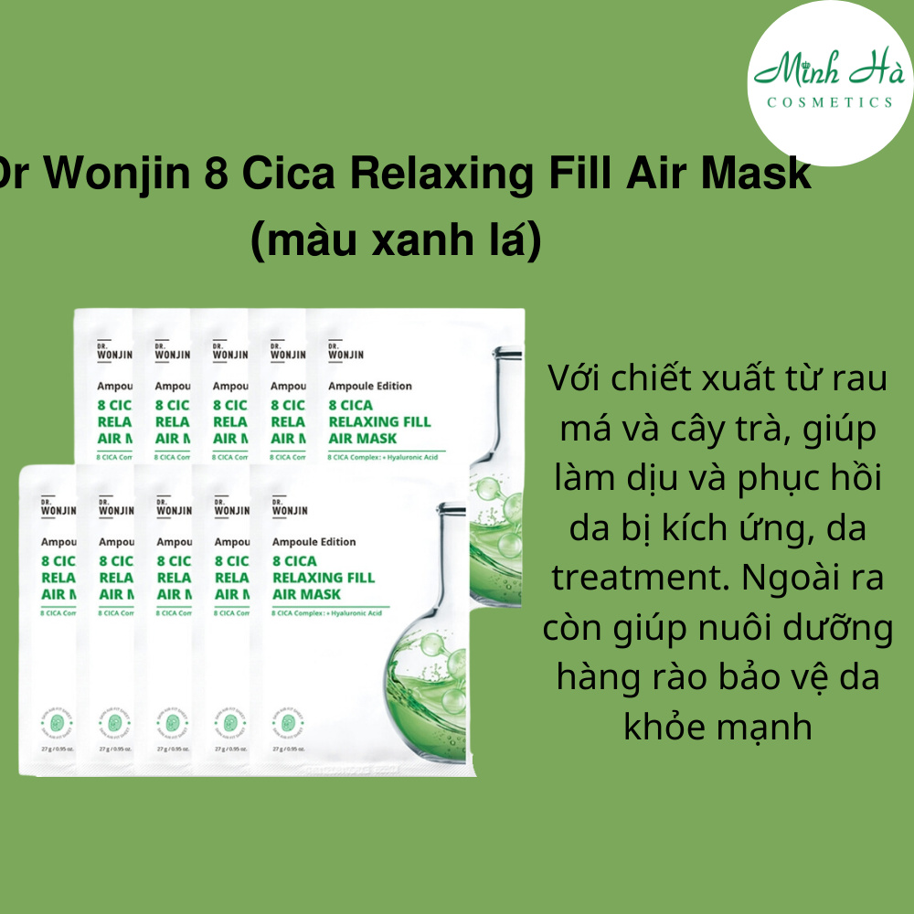 Mặt nạ DR.WONJIN fill air mask ampoule edition 27g dưỡng ẩm và phục hồi da siêu tốc