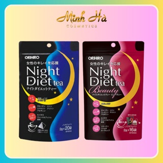 Trà giảm cân ORIHIRO Night Diet Tea 20 gói hỗ trợ giảm cân an toàn tiêu hao năng lượng