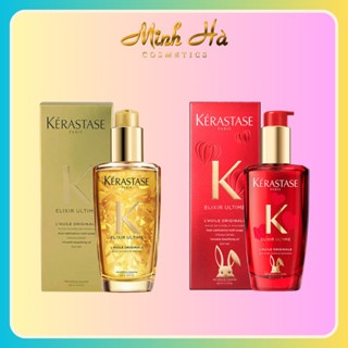 Dầu dưỡng tóc Kérastase Elixir Ultime/Blond Absolu Huile Cicaextreme 100ml làm dày và cải thiện độ bóng mượt cho tóc