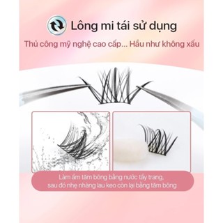 Mi giả Mlen Diary Wispy & Doll Eyelashes 10g siêu tự nhiên thích hợp cho người mới bắt đầu