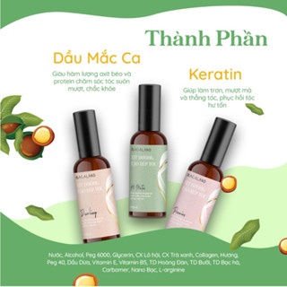 Xịt dưỡng tóc Macaland 100ml giữ nếp tóc lưu hương nước hoa