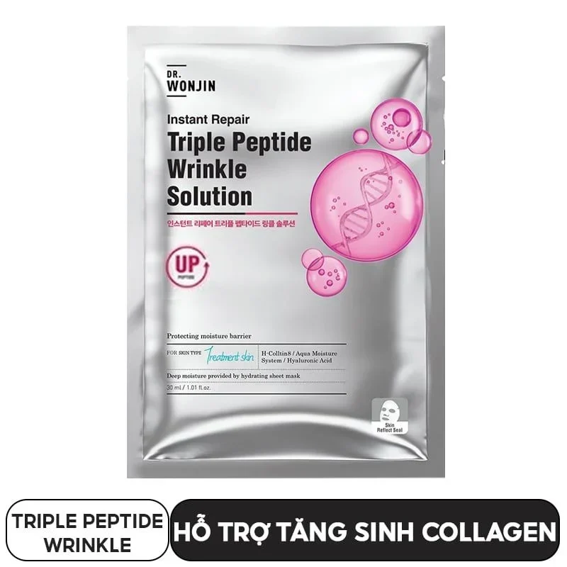 Mặt nạ giấy Wonjin Instant Repair Mask 30ml cấp ẩm phục hồi da nhanh chóng