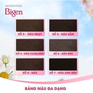 Thuốc nhuộm tóc dạng kem Bigen Speedy Color Cream 80ml phủ bạc dưỡng tóc