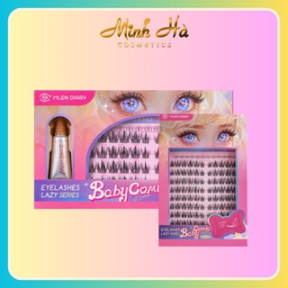 Mi giả Mlen Diary Lazy lashes Series Baby comic eyelash tạo hiệu ứng trang điểm tự nhiên, cho đôi mắt long lanh, to tròn