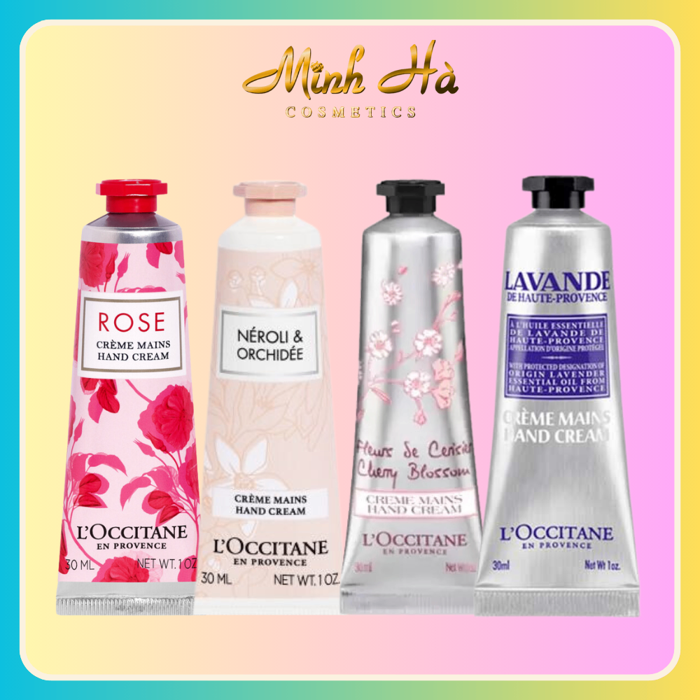 Kem dưỡng da tay L'occitane Cream 30ml/150ml dưỡng ẩm và phục hồi bàn tay khô nứt