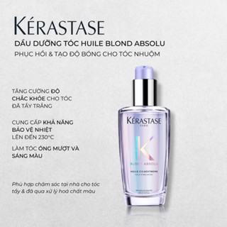 Dầu dưỡng tóc Kérastase Elixir Ultime/Blond Absolu Huile Cicaextreme 100ml làm dày và cải thiện độ bóng mượt cho tóc