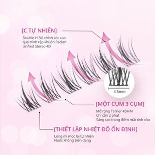Mi giả Mlen Diary Lazy lashes Series Baby comic eyelash tạo hiệu ứng trang điểm tự nhiên, cho đôi mắt long lanh, to tròn