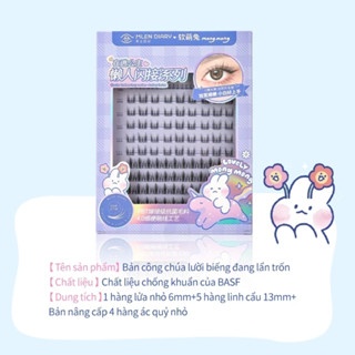 Mi giả Mlen Diary hình thỏ giúp cho đôi mắt to tròn chất liệu mềm mại
