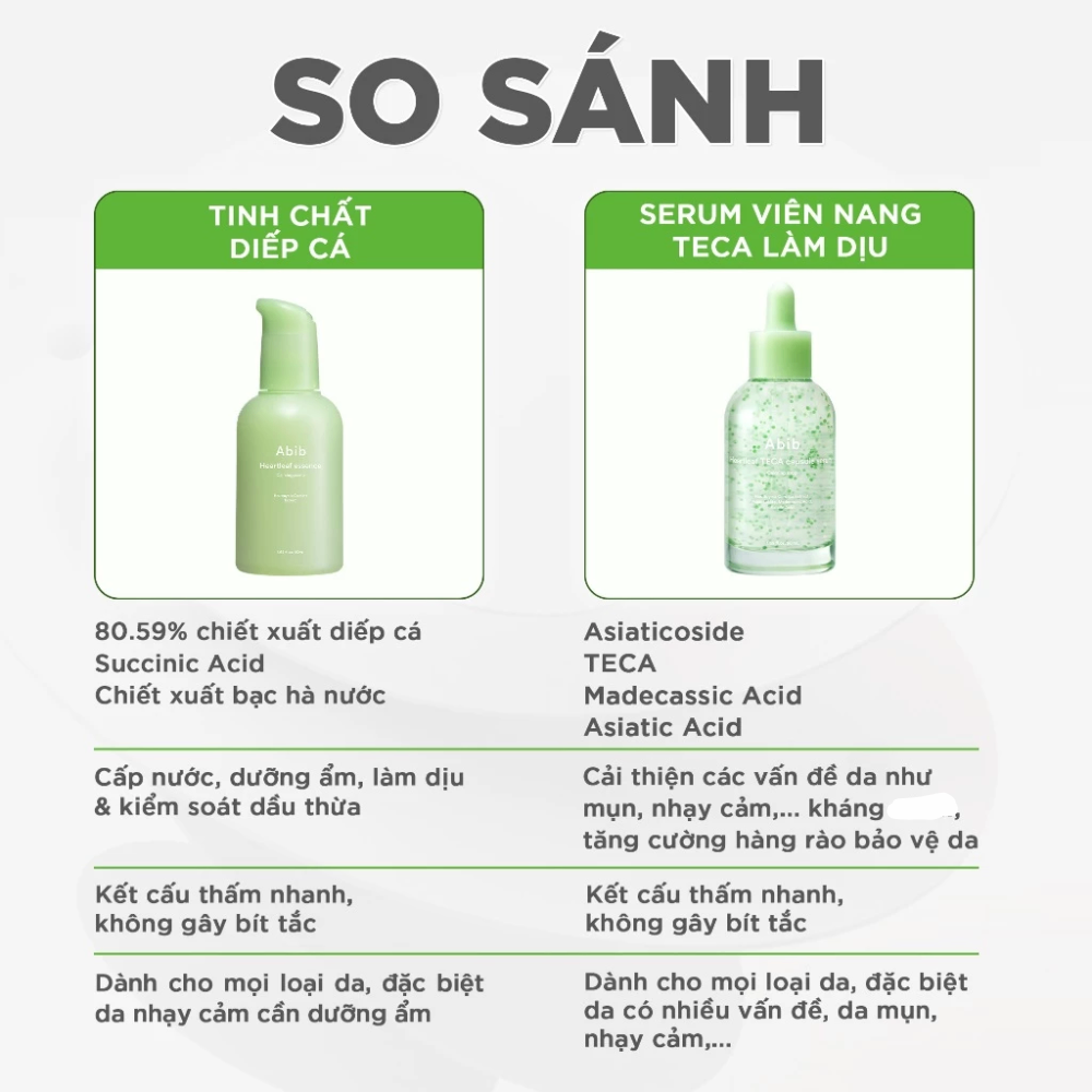 Tinh chất Abib Heartleaf TECA Capsule Serum 50ml