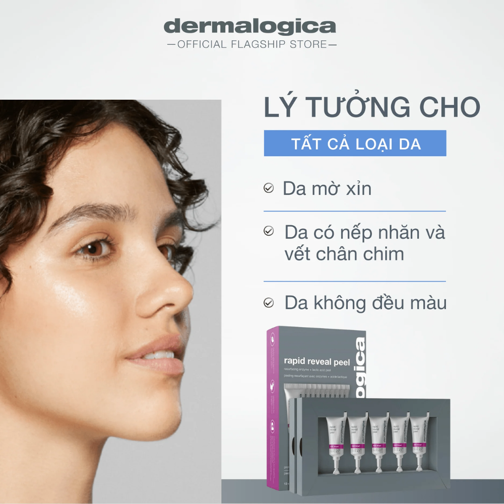 (Tách set) Kem tẩy da chết Dermalogica Rapid Reveal Peel 3ml
