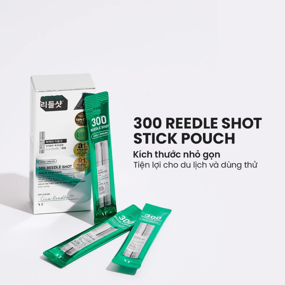 Tinh chất VT Cosmetics Reedle Shot Stick Pouch 2ml x 10ea phục hồi và tái tạo da
