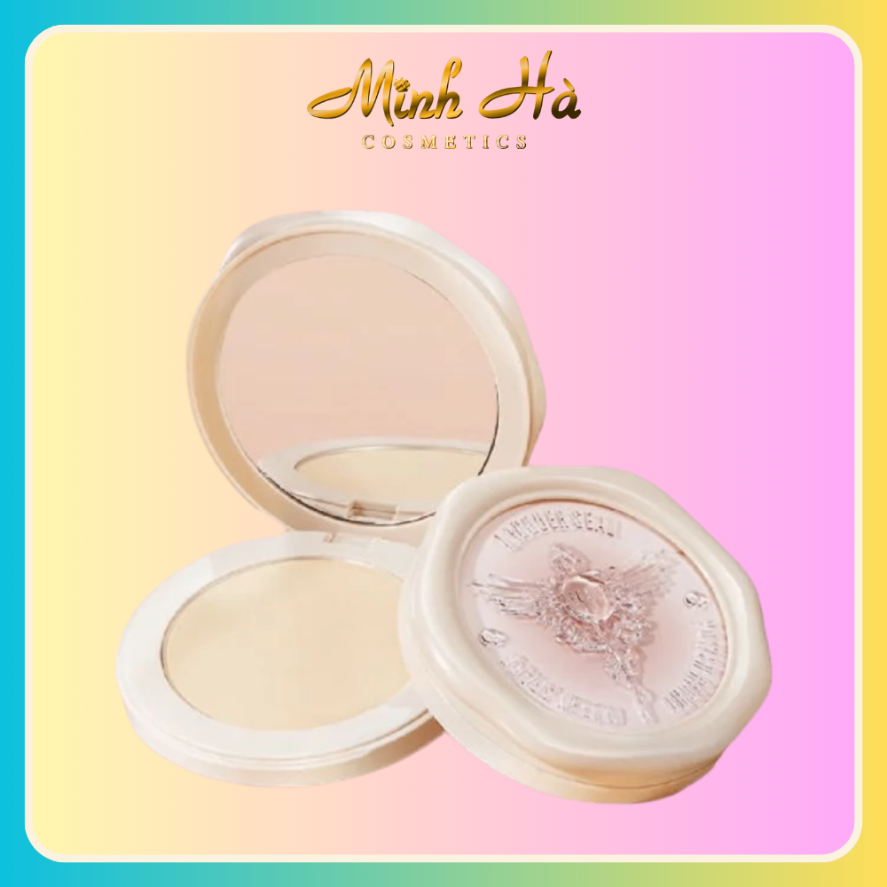 Phấn phủ nén Hexze Lacquer Seal Tulle Set Up Powder 15g mỏng nhẹ kiềm dầu giữ lớp nền lâu trôi