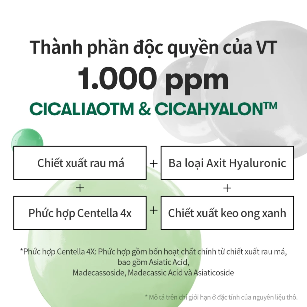 Hộp mặt nạ VT Cosmetics Cica Daily Soothing Mask 30 miếng