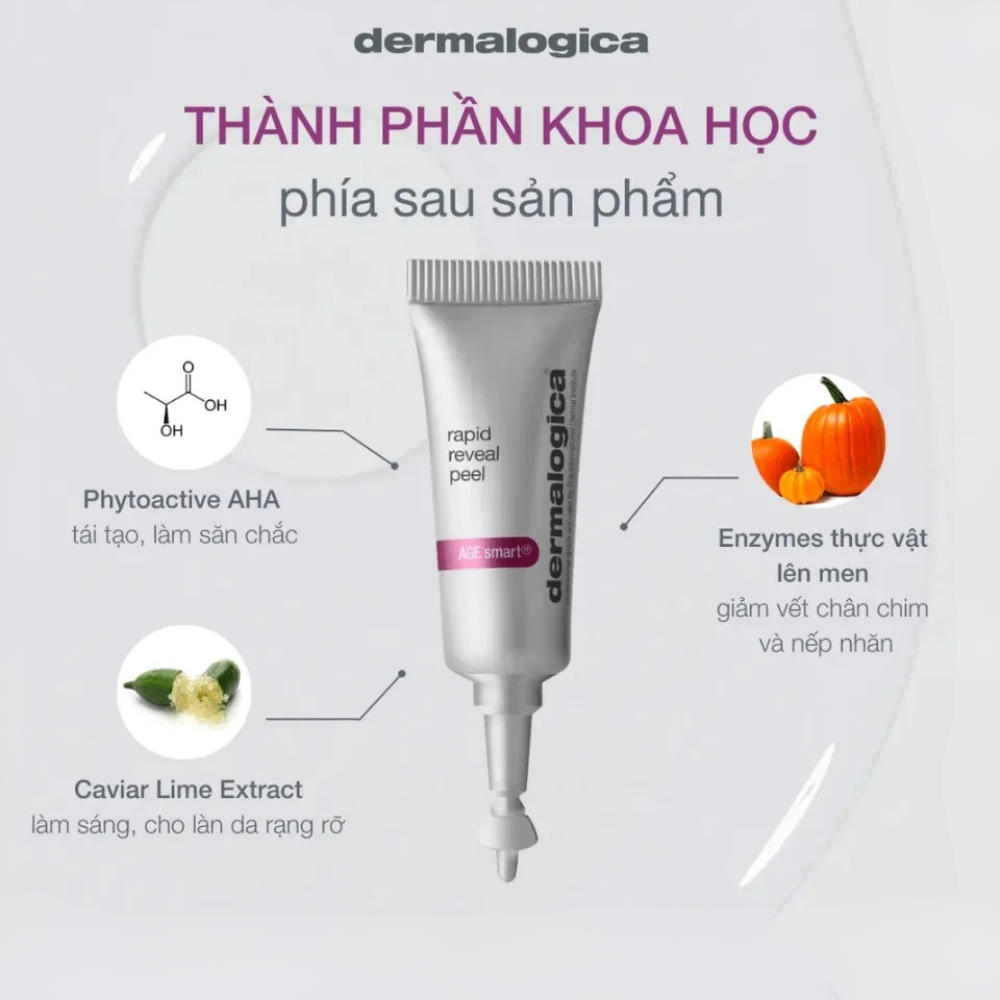 (Tách set) Kem tẩy da chết Dermalogica Rapid Reveal Peel 3ml