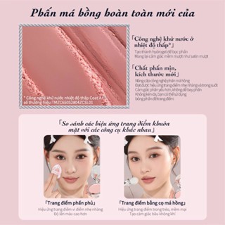 Phấn má hồng Flower Knows Swan Ballet Series Embossed Blush 5g chất phấn mịn lì dễ tán