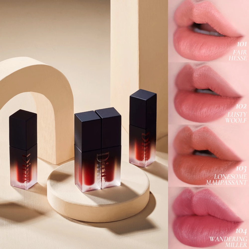 Son kem lì Dinto Blur - Finish Lip Tint 3.5g thuần chay không bị bết dính, tạo cảm giác nhẹ nhàng và tự nhiên