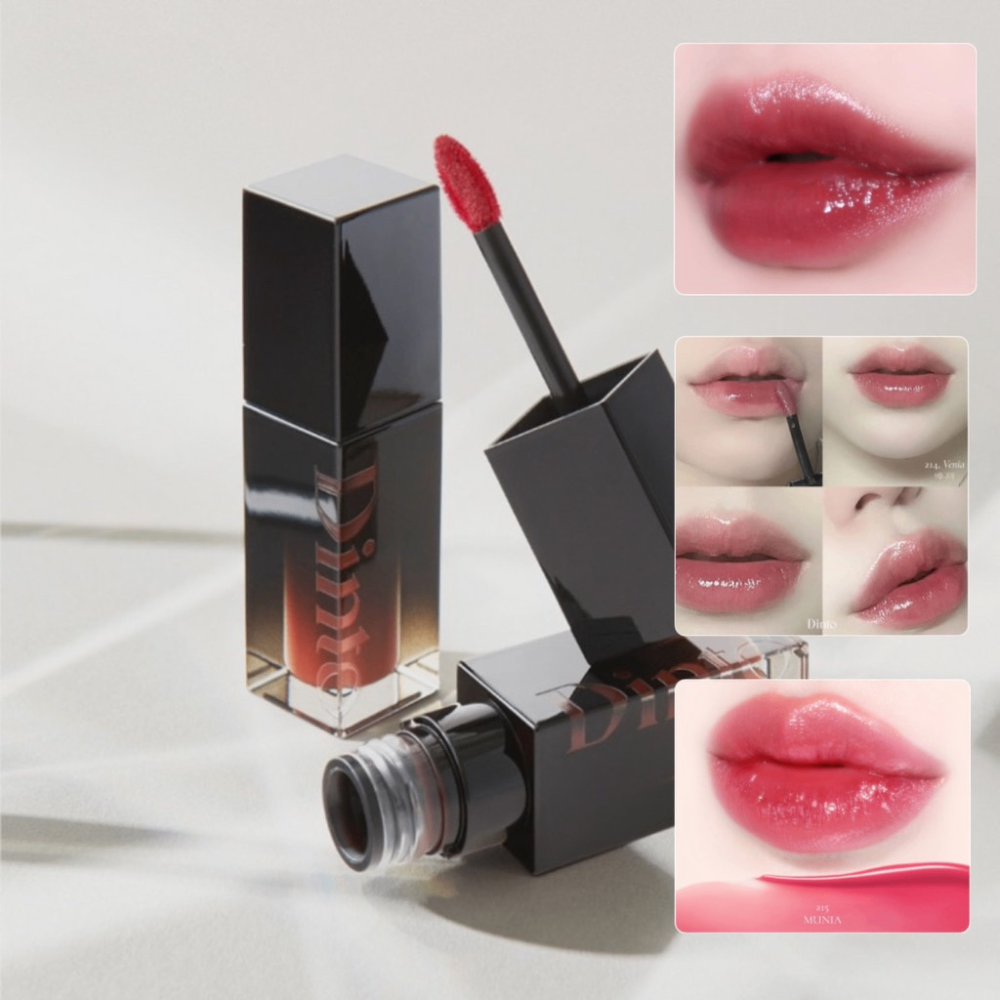 Son tint bóng Dinto Blur - Glowy Lip Tint 3.5g thuần chay tạo hiệu ứng mờ bóng môi căng mịn tự nhiên