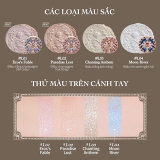Phấn bắt sáng Flower Knows Little Angel Collection Embossed Highlighter 8g chất phấn mịn lì lâu trôi