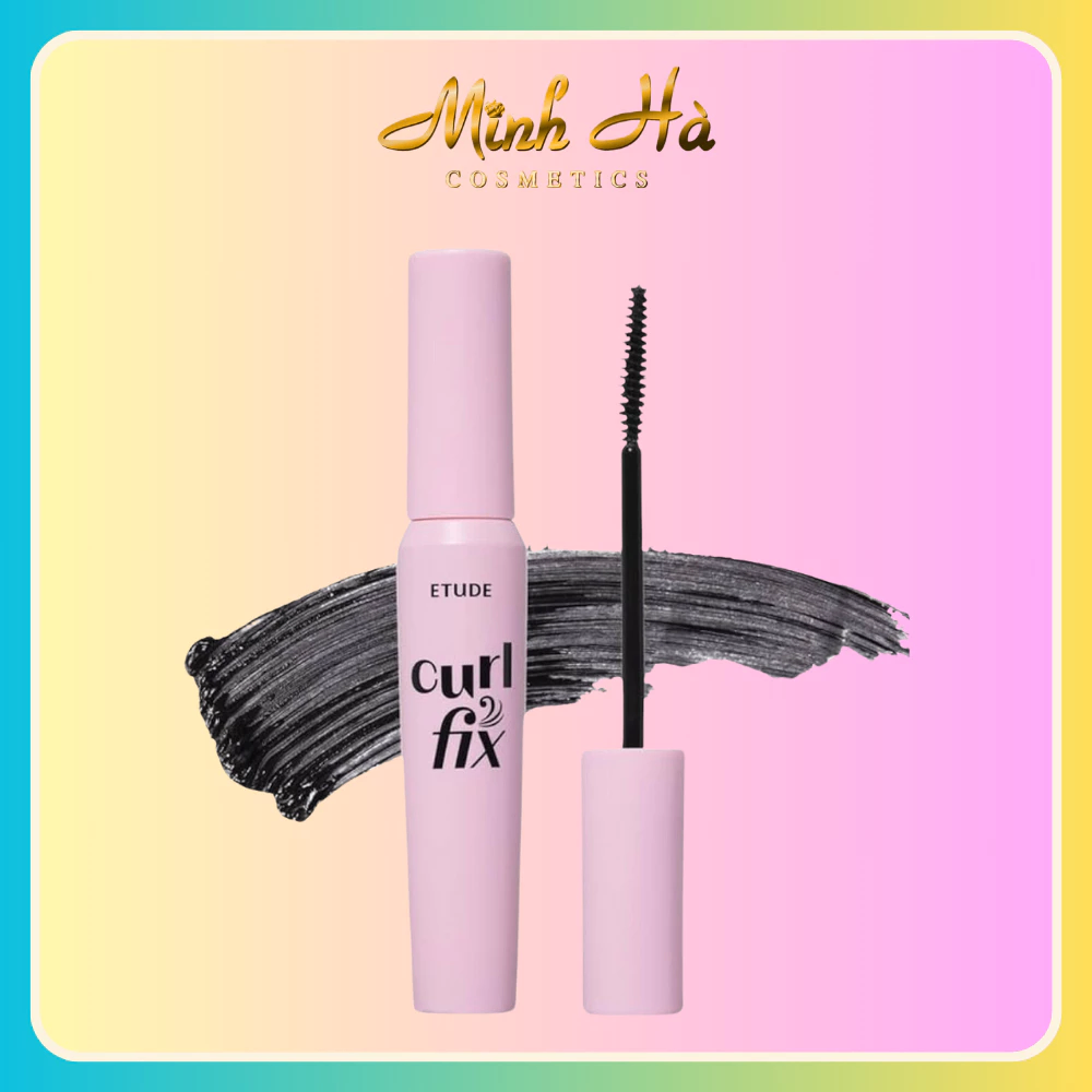 Mascara Etude House Curl Fix #01 Black 8g chống nước, nhẹ nhàng và tự nhiên