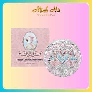 Phấn má hồng Flower Knows Swan Ballet Series Embossed Blush 5g chất phấn mịn lì dễ tán