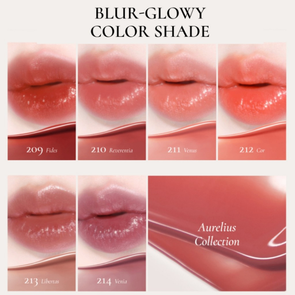 Son tint bóng Dinto Blur - Glowy Lip Tint 3.5g thuần chay tạo hiệu ứng mờ bóng môi căng mịn tự nhiên