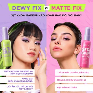 Xịt khóa nền Dazzle Me Get A Grip 60ml cấp ẩm cố định lớp trang điểm lâu trôi