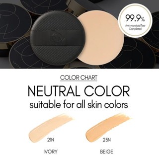 Phấn nước BOM Cover Flex Cushion SPF 50+ PA++++ 15g che khuyết điểm hoàn hảo làm mịn bề mặt da