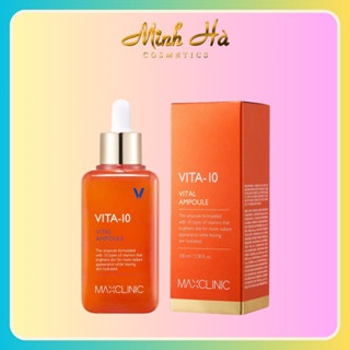 Serum MAXCLINIC Vita-10 Vital Ampoule 100ml dưỡng ẩm làm đều màu da